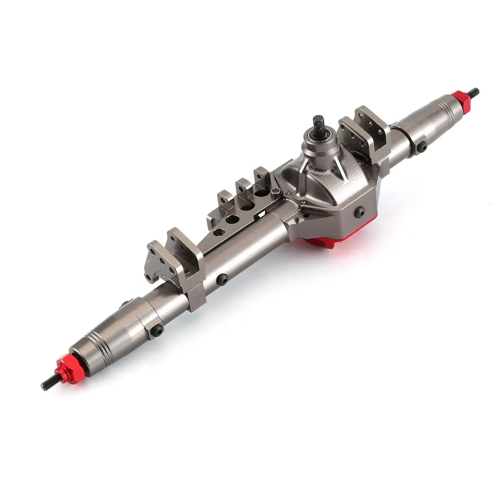 1/10 RC для автомобилей из алюминиевого сплава передняя ось Рейфа CNC обработанный для 1:10 Rc Гусеничный Рейф осевой грузовик RC часть и аксессуар