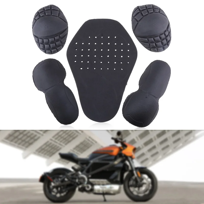 1/5pcs Motorcycle Removable Riding Shoulder Protector Elbow Back Protector Pads Motorbike Protection Moto Racing Shoulder Guard