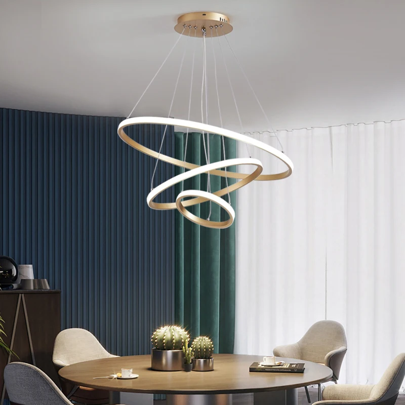 

Modern Led Chandelier Circle Chandelier Lighting Living Room Lights Modern Rose Gold Chandelier In Bedroom Indoor Lighting