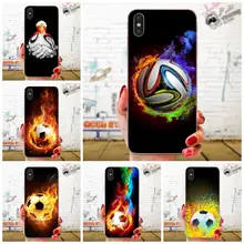 Покрашенный чехол для телефона для Xiaomi Redmi Mi 4 7A 9T K20 CC9 CC9e Note 7 9 Y3 SE рro рrime Go Play Футбол футбольный мяч(China)