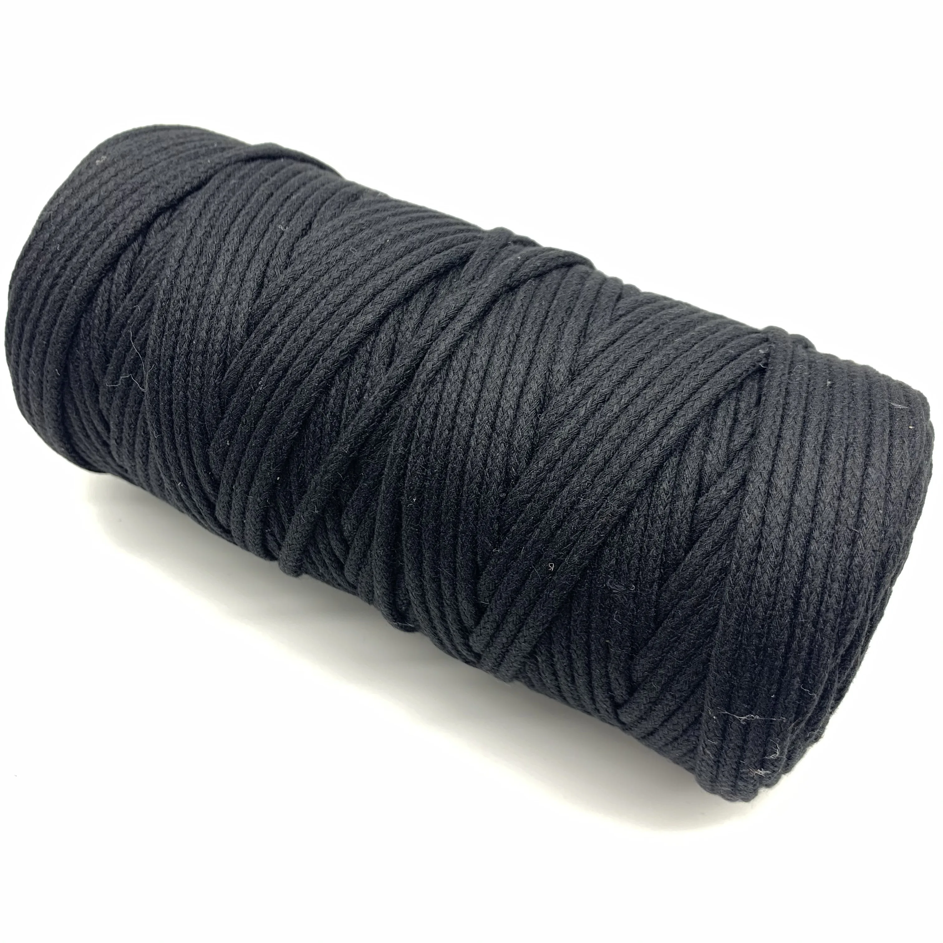 Cotton Rope 5yards 4mm Braided Twisted Cord For Handmade Decoration DIY Lanyard cotton rope