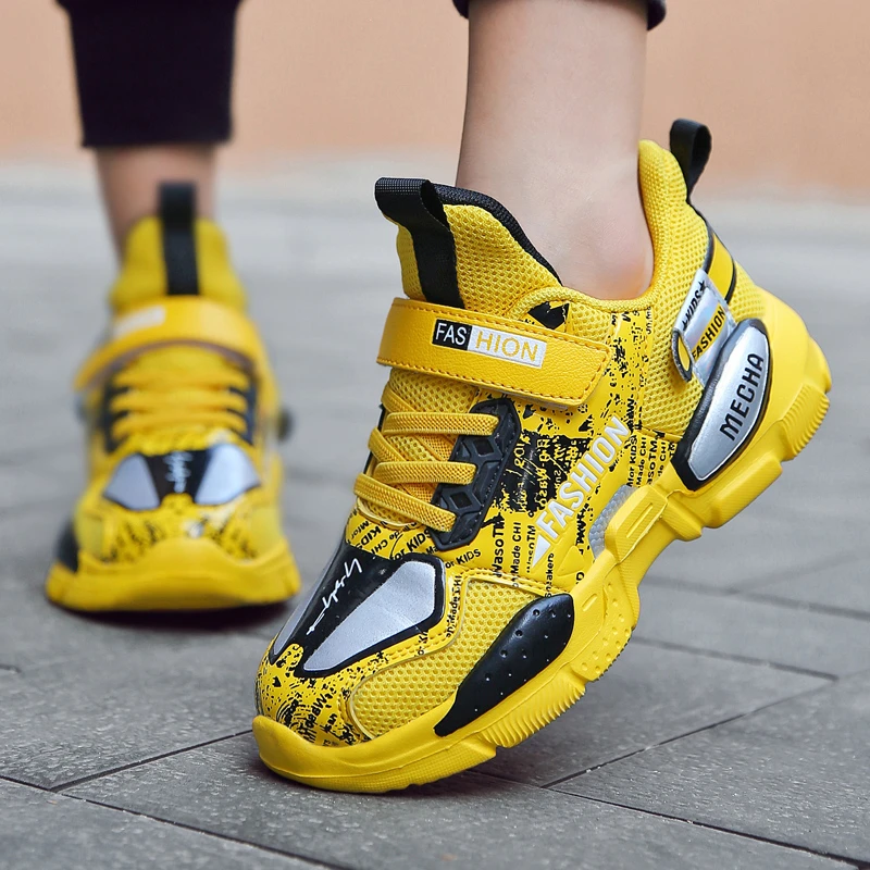 boys yellow trainers