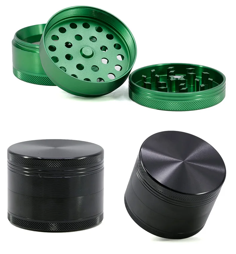 63MM Aluminum Alloy CNC Four layer Smoke Grinder Grinder Big 5