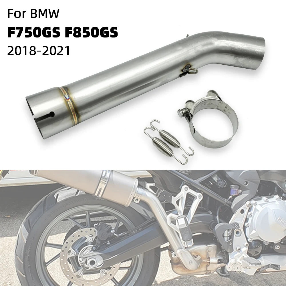 

For BMW F750GS F850GS ADV Motorcycle Exhaust Mid Middle Link Pipe Connect Tube F 750 850 GS ADV Adventure 2018 2019 2020 2021