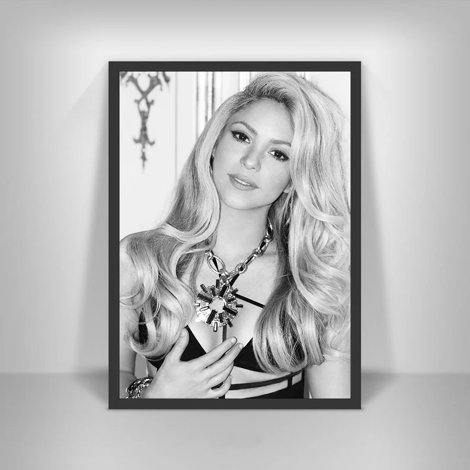 Shakira Poster Latin Rock Alternative Female Singer Wall Art Prints Canvas  Painting Pictures For Girls Room Decor _ - AliExpress Mobile