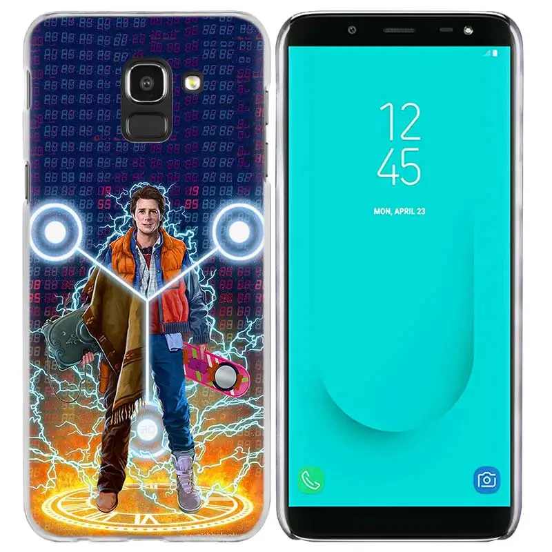 Back to the Future чехол из поликарбоната для samsung Galaxy A50 A80 A70 A60 A40 A30 A20 A20e A10 A9 A7 A6 Note 8, 9, 10, плюс 5G нижней части корпуса оболочки