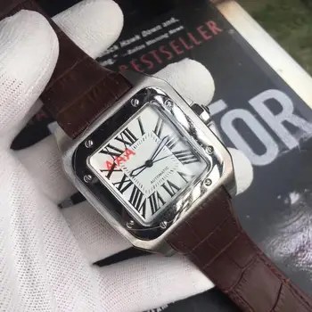 

luxury watch men Sants 40mm Cartil Automatic mechanical movement Watch stainless steel model watches AAA no battery 64