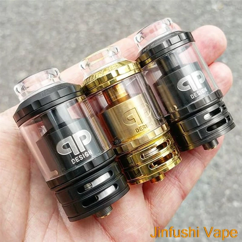 

2019 New QP Design Fatality M25 RTA 25mm Diameter 510 Thread e-cigarette Atomizers Tank Vs QP Design KALI V2 RDA Juggerknot RTA