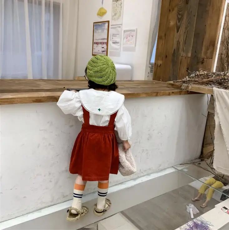 New Wholesale Girls Corduroy Skirt Fashion Autumn Girls Skirts 1-6t PX987
