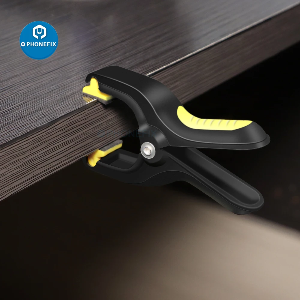 4pcs Plastic Clip Fixture LCD Screen Repair Fastening Clamp For iPhone iPad Samsung Tablet Phone Screen Repair Adjustable Clamps 