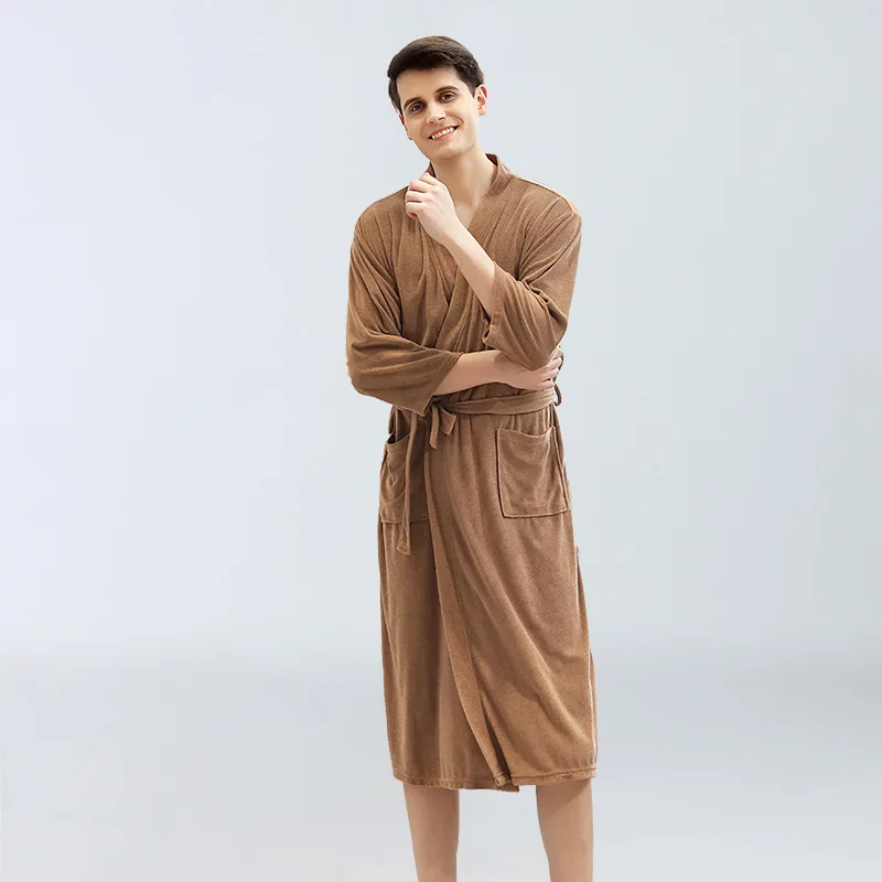 On Sale Lovers Summer Suck Water Kimono Bath Robe Men Sexy Bathrobe Mens Dressing Gown Male Lounge Robes White Soft Homewear On Sale Lovers Summer Suck Water Kimono Bath Robe Men Sexy Bathrobe Mens Dressing Gown Male Lounge Robes White Soft Homewear
