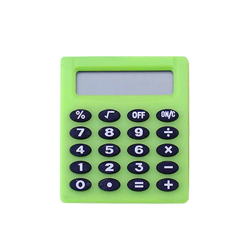 

Mini Portable Electronic Calculator Candy Color Calculator Students School Use