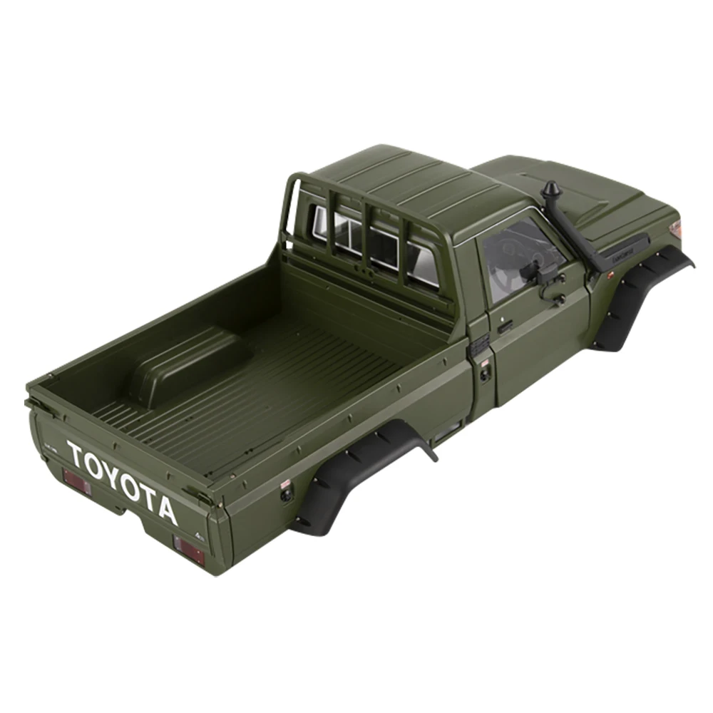 LC70 RC корпус автомобиля Комплект для 323 мм Колесная база Traxxas шасси 1/10 Land Cruiser 70 RC части 3 дополнительных цвета - Цвет: Армейский зеленый