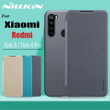 

for Xiaomi Redmi Note 8 Note8 Pro Flip Case Cover Shell Bag Nillkin Hard PC Leather Phone Back Cases for Xiaomi Redmi Note 8 Pro