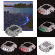 Солнечный светильник дорожка 6 светодиодный садовый водонепроницаемый уличный пейзаж наружные шаговые огни домашний Декор светодиодный яркий свет