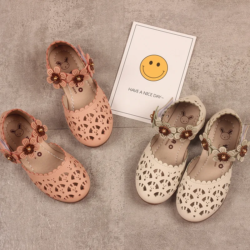 

Girls Beach Summer Baby Sandals Children Kids Girl Shoes 13