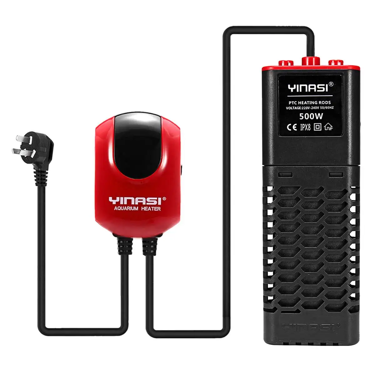 300/500W мини PTC обогреватель для аквариума водяной погружной нагреватель топливного бака автоматический Регулируемый термостат водная домашних животных