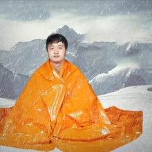 Аварийное одеяло, тепловое теплое одеяло для выживания, s, для спорта на открытом воздухе, кемпинга, пешего туризма, оранжевое алюминиевое одеяло, s, безопасное, для выживания