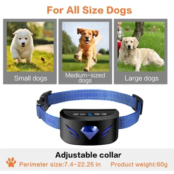 

Barker Pet Barker Electric Shock Automatic Anti-Dog Barking Barker Dog Training Collar Small, Medium and Large for Dogs clicker