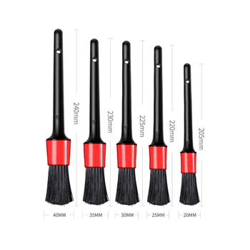 

Car Detailing Brushes Auto Detailing Cleaning Brushes Tools for Wheels Dashboards Car-styling Accessories 5pcs