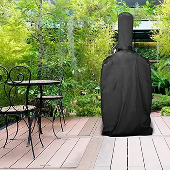 

Garden BBQ Dust Cover Outdoor Courtyard Patio Pizza Oven Cover Waterproof Sunscreen Case