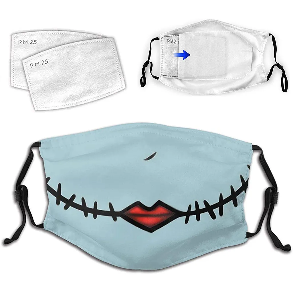 1 шт. смешное лицо маска унисекс на открытом воздухе стирающаяся дышащая