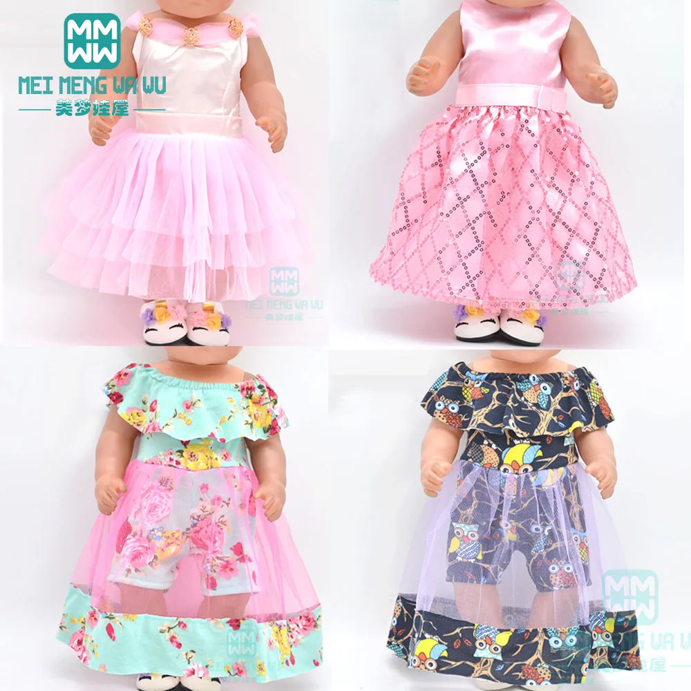 Vêtements de bébé pour poupée ajustement 43cm nouveau-né poupée accessoires robes de mode, jupes de costume