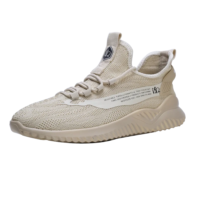 

New Men Women lightweight blade sport shoes shockproof lack up breathable male sneakers height increase walking shoes Y002