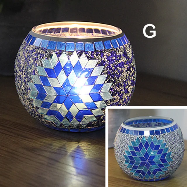Moroccan style candle holder handm