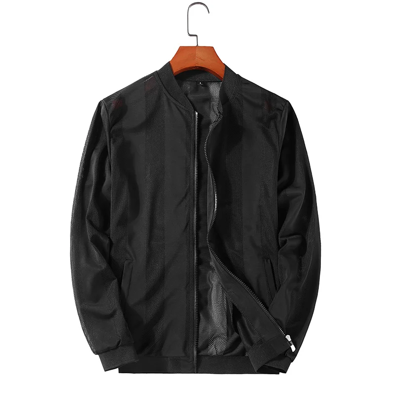 

Seven Joe Men Casual Spring Autumn Lightweight Jacket Thin Men Coat Outwear Skin mesh Jacket Outdoor Quick Dry Sun Protective