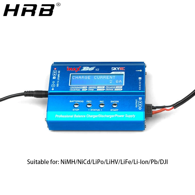 Зарядное устройство Skyrc iMax B6 V2 зарядка Lipo LiHV NiMh LiFe для аккумуляторов ЖК экран