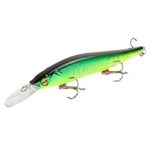 

1pcs Fishing Lures Minnow Wobbler Floating Bass 13cm 15.6g Trolling Artificial Hard Bait Crankbait Carp Pesca Fishing Tackle