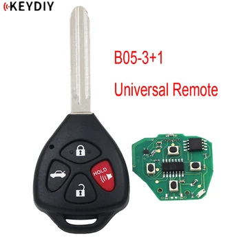 

1PC, KEYDIY Original Universal B Series Remote Control B05-3+1 KD900K/D900+/URG200/KD-X2 Key Programmer TY Style