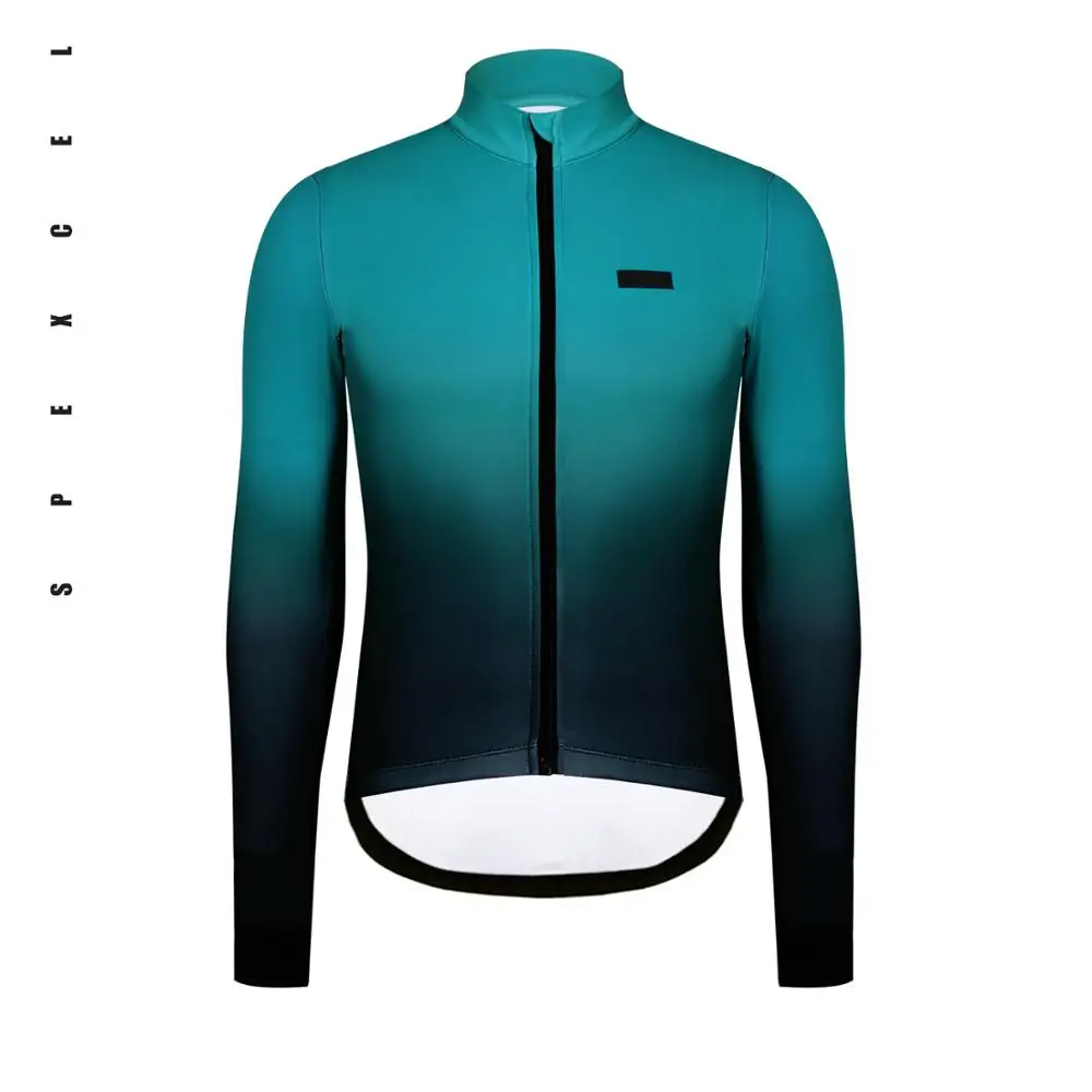 Koop Spexcel Nieuwste Winter Dikker Thermische Fleece Wielertruien Nieuwste Stof Met Een Waterdichte Rits Fietsen Clcothes Mens