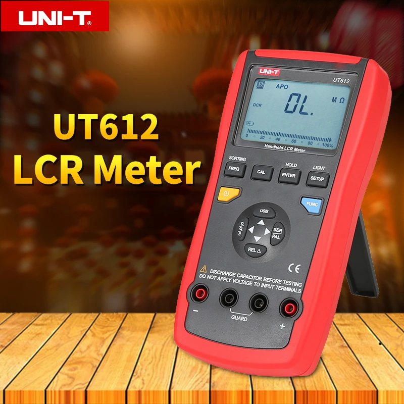 UNI T UT612 100KHz LCR Meter; Frequency/Resistance/Inductance/Capacitor