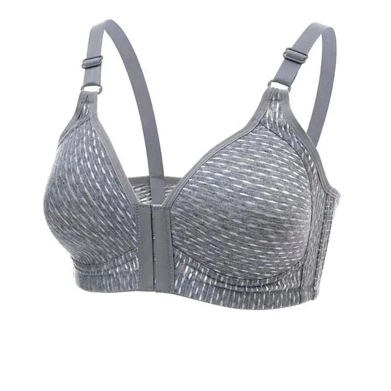 Plus Size Front Closure Push Bras, Wireless Bras Front Closure