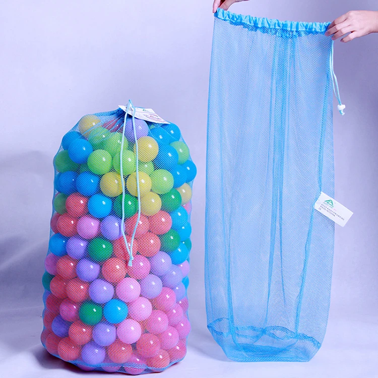 

Large Capacity Durable Organizer Bag Foldable Mesh Net Bags Portable Kids Ball Storage Net Bag Multi-Purpose Toys Organizer