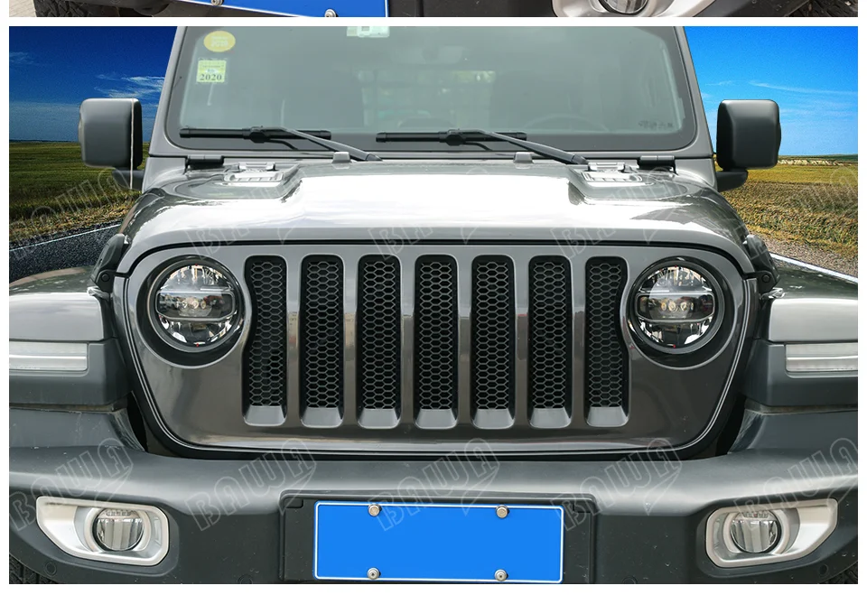 BAWA Замок капота защелка крышки пряжки крышка двигателя аксессуары для Jeep Wrangler JL