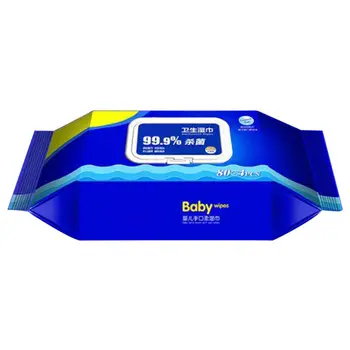 

84Pcs Mommy Baby Portable Wipes Alcohol Wet Wipes Portable Antiseptic Cleaning Wet Tissue for Home Car