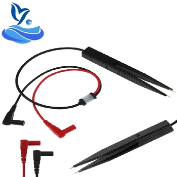 

SMD Inductor Test Meter Clip Probe Tweezers for Resistor Capacitor Multimeter