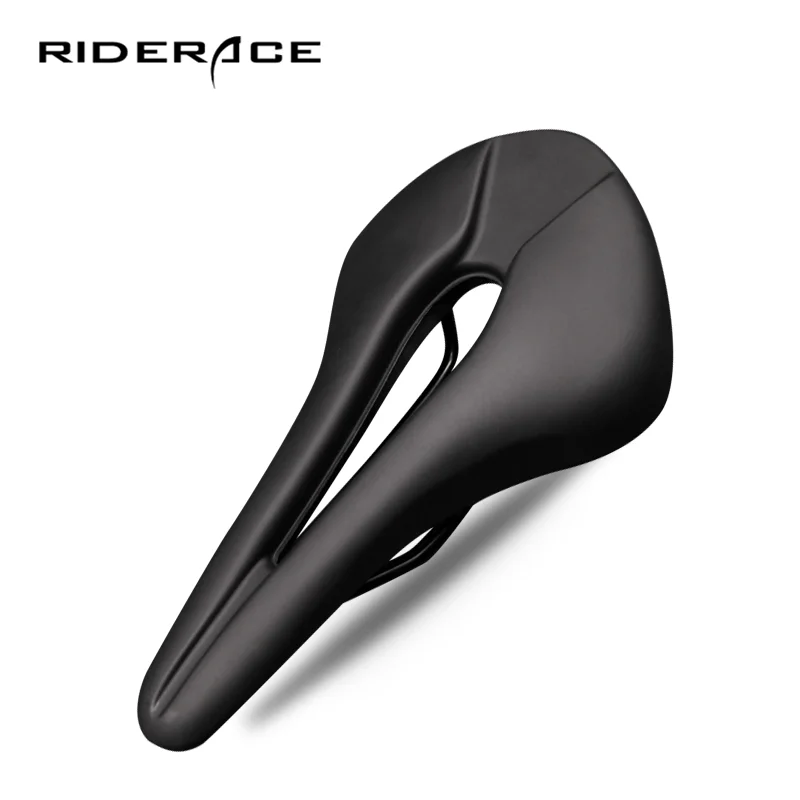 Ultralight Bicycle Saddle Hollow One-Piece PU Leather Racing Shockproof Front Seat Mat For Men Women Cycling MTB Bike Cushion | Спорт и
