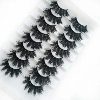 

8 pairs 3D mink eyelashes natural false eyelashes 3d mink lashes handmade thick eyelash extension make up eye lashes in bulk