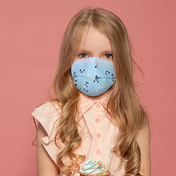 

2 Patterns Of 50pc Children For Outdoor Windproof Breathable 3layers Disposable Filter Mouth Cover New Large Stock Send Fast