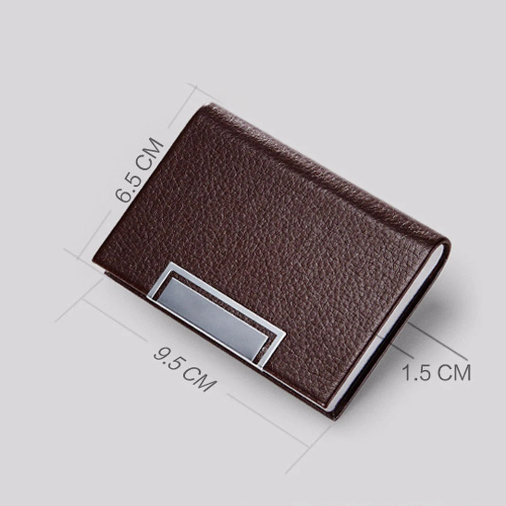 2019 New Unisex Leather Card Holder Fold Design Multiple Card Slots  For Women Men  High Quality Credit Card ID Business 822