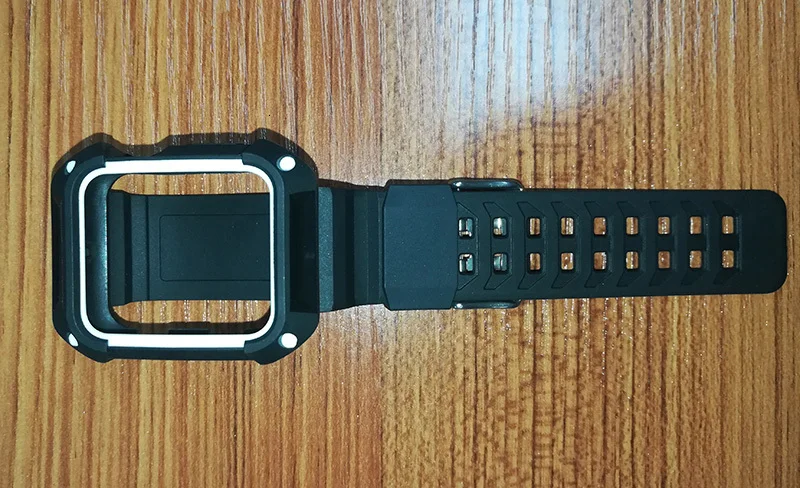 Fohuas ТПУ резиновый ремешок для часов с прочный Защитный чехол для Apple Watch серии 1 серии 2 наручных часов iwatch 38/42 мм ремешок браслет Рамка