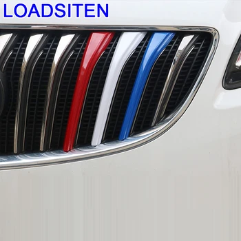 

Car Automobile Modified Automovil Grille Exterior Bright Sequins Sticker Strip Protecter Mouldings 16 17 18 FOR Buick Encore