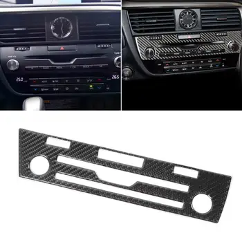 

1 Pcs Carbon Fiber CD Panel Decorative Cover Trim Fit for Lexus RX300 270 200T 450H 2016 2017 2018 2019 Car Accessories Interior