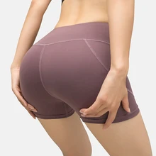 Беговые тренировки тонкий животик контроль тренажерный зал спортивные шорты женские спортивные шорты для фитнеса с высокой талией Компрессионные Леггинсы