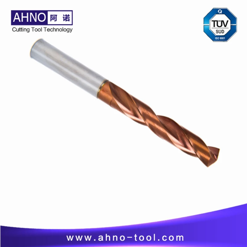 

AHNO Tungsten Solide Carbide Drills 5xD without internal coolants