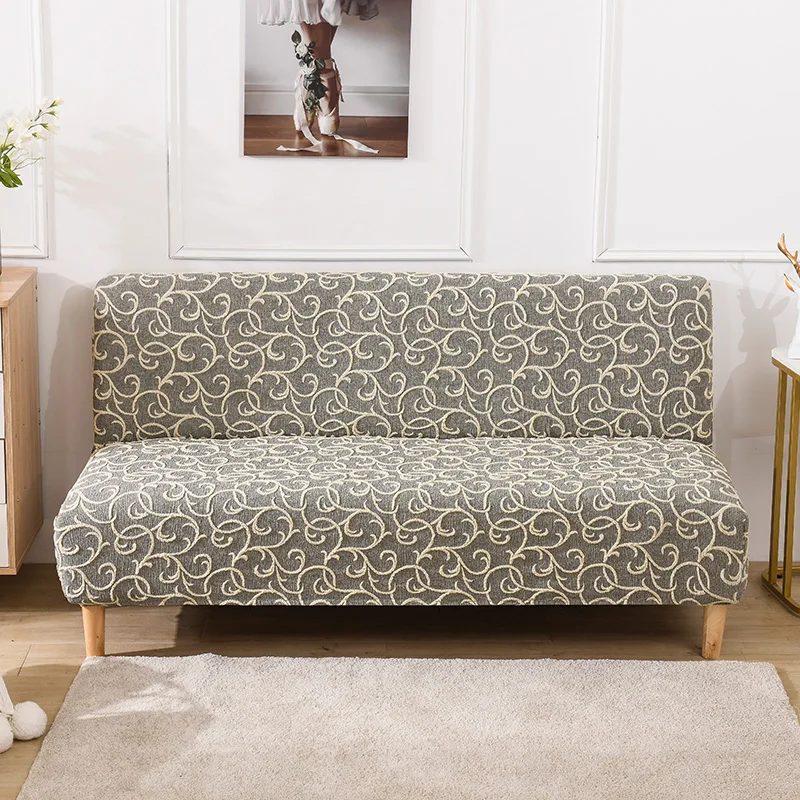 Folding Sofa Bed Cover All-inclusive Without Armrest High Luxury Relief Jacquard Series Elastic Slipcover Protector | Дом и сад